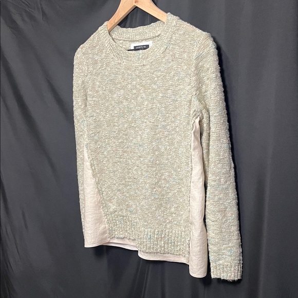 Lafayette 148 New York Textured Linen Gem and Cream Sweater - Picture 15 of 15